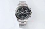 Clean Factory Rolex Daytona 4131 Black Face Watch 